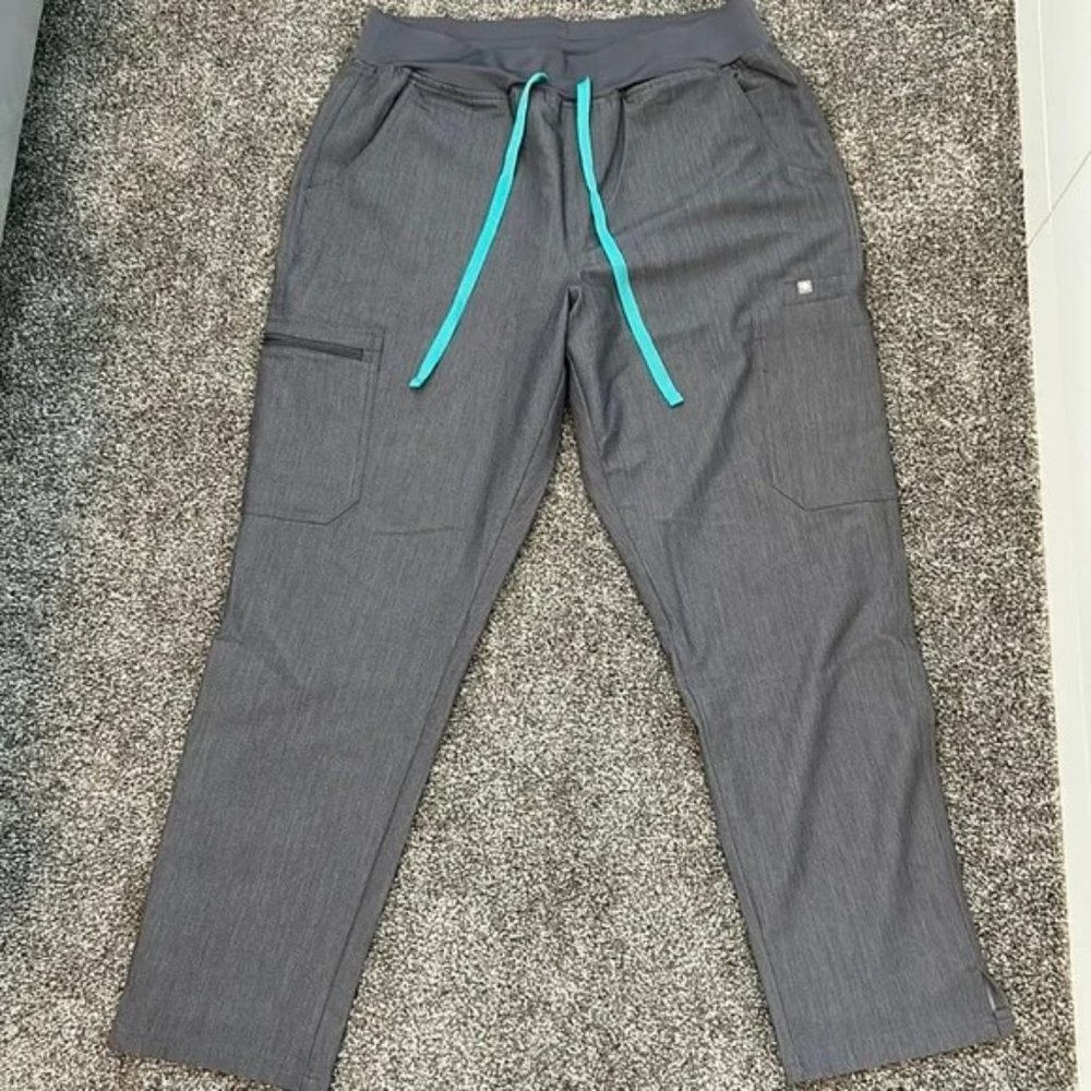 Figs Womens Graphite Yola High Waisted Pant - LP